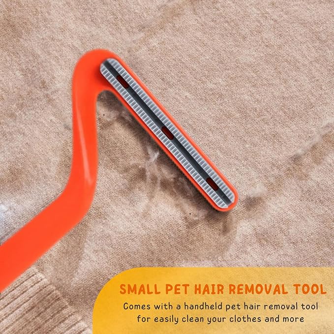 Carpet Rake for Pet Hair Removal, 57'' Long Handle Dog and Cat Hair Remover Tool to Fluff Rug, Stair Carpets and Couch Cleaning Rake