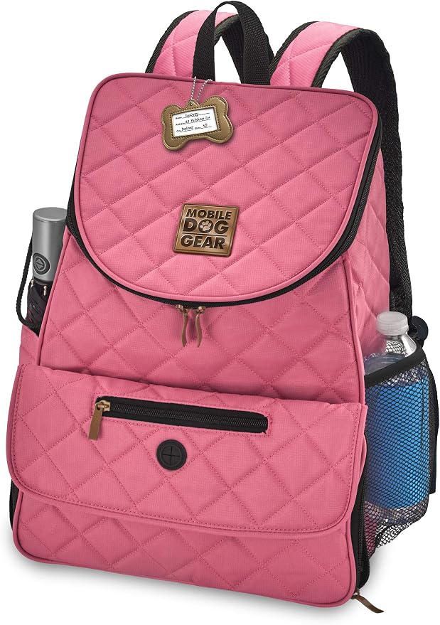 Mobile Dog Gear, Weekender Backpack, One Size, Meets Airline Regulations, Pink