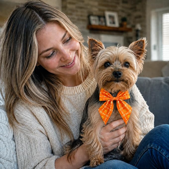 PET SHOW 10 Pack Paw Sailor Dog Bowties for Small Dogs