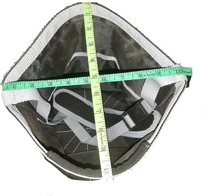 Majestic Ally Horse Feed Bag, Heavy Duty Nylon Mesh Grain Feed Bag, Adjustable Strap with Durable Snap and Elastic Straps, Comfort Neck Pad and Nose Pad- Large (Cob, Black)