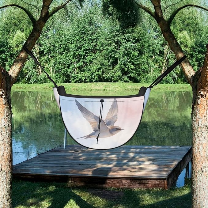 Bird Wash Art Car Seat Organizer-Backseat Storage Bag for Travel | Waterproof Durable. Holds Snacks Gear Essentials. Fits Most Cars.