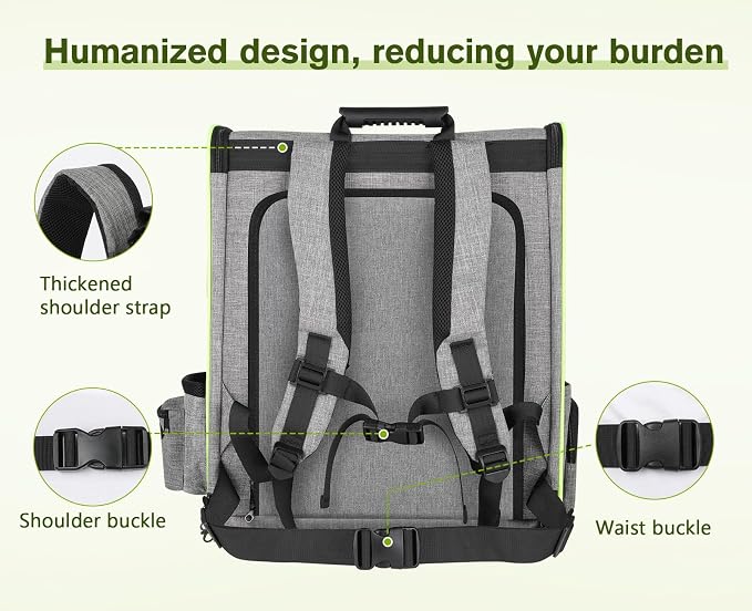 pecute Cat Backpack Expandable, Cat Carrier Backpack with Acrylic Window | Durable Oxford Cloth, Lockable Zipper,Use for Pet Under 11 lbs to Travel
