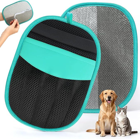 Pet Hair Remover for Dogs Cats: Reusable Five-Finger Static Pet Hair Removal Tool – Upgraded Lint Remover for Couch Furniture Bedding Car & Clothes – Supplies for Pet Owners at Home or Travel (1 Pack)