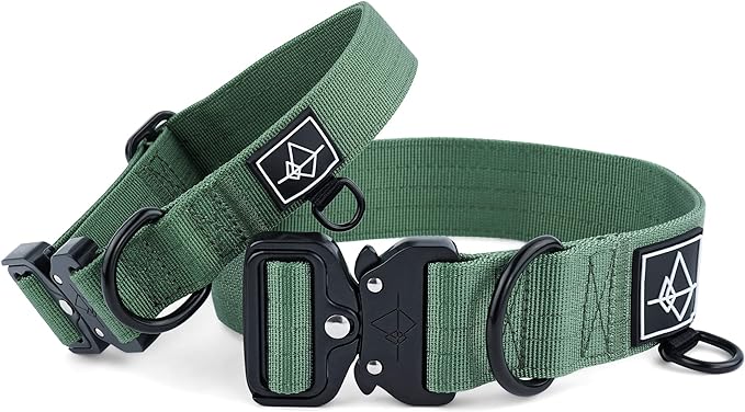 MADE TO ROAM Explorer Dog Collar | Heavy Duty Nylon & Durable Metal Buckle | Premium adjustable collar with rust-resistant hardware. Fits small to large dogs. 15 colors. Matching leash & harness