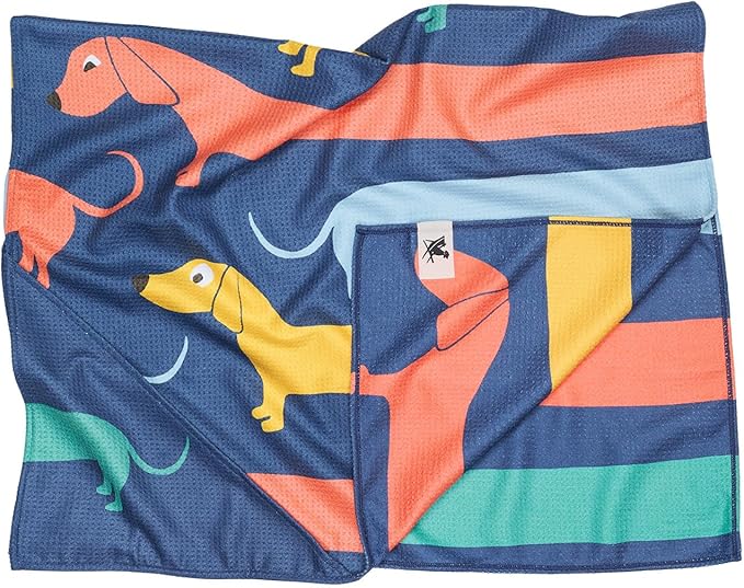 Dock & Bay Pet Towel - Super Absorbent & Quick Drying Dog Towels with Bag - 100% Recycled - Go Long, Large (120x70cm, 47x27)