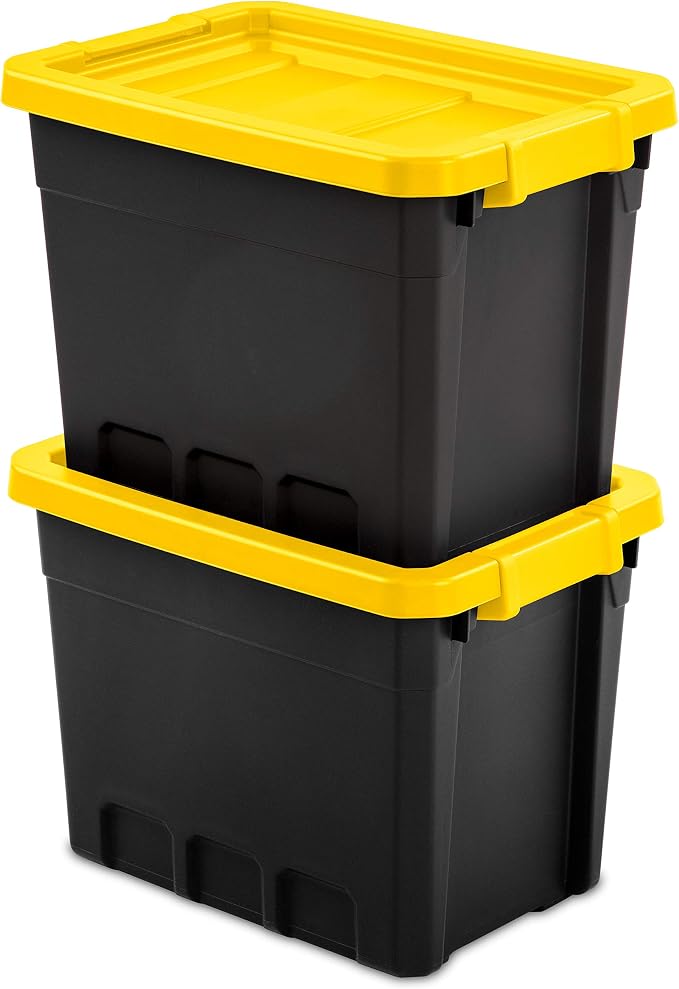Sterilite Tote Stacker Black 7.5GA 14839006