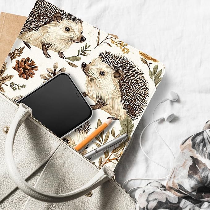 for Microsoft Surface Pro 7 Plus,Surface Pro 7/6/5/4 12.3" Tablet Case,Auto Wake/Sleep,Adjustable Stand Protective Cover - Hedgehog