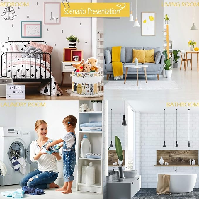 visesunny Fun Dog Puppy Animal Laundry Baskets Fabric Storage Bin Storage Box Collapsible Storage Basket Toy Clothes Shelves Basket for Bathroom,Bedroom,Nursery,Closet,Office