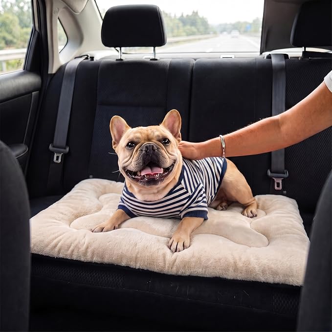 Dog Bed 30" for Metal Crate Pad, Washable Kennel Mat for Medium Dogs & Pets | Soft faux rabbit fur, non-slip,machine wash/dry, plush cushioning, for crates, floors & travel, multiple sizes for all breeds
