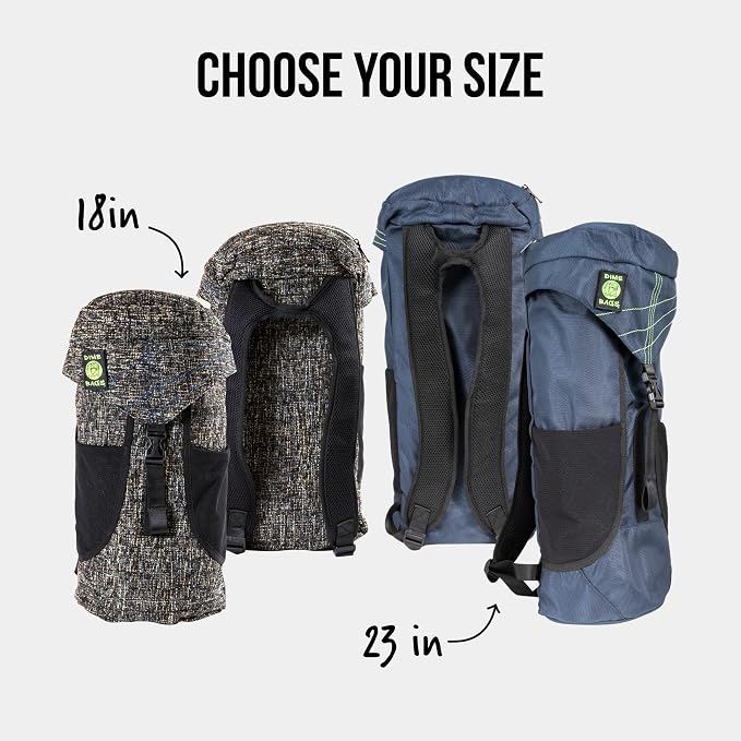 DIME BAGS Padded Tube Case for Glass & Gear Protection, Storage Bag for Fragile Items, Adjustable Shoulder Straps for Travel