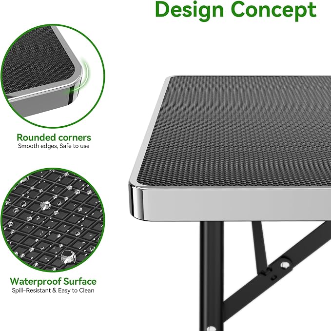 pickpiff Dog Grooming Table with Arm, 35.5" L×23.6" W x 30" H Foldable Heavy Duty Pet Grooming Station with Adjustable 33.5" Height Arm, Hammock & Nooses, Tray, Non-Slip Waterproof Tabletop