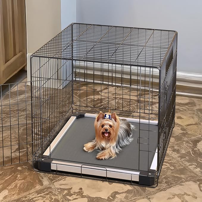 FXW TitanNest Padded Chew-Proof Elevated Dog Bed for Toy Dogs | Easy to Clean, Pre-assembly Raised Cot, Indoor/Outdoor/Camping, 23 x 17 x 4.1in