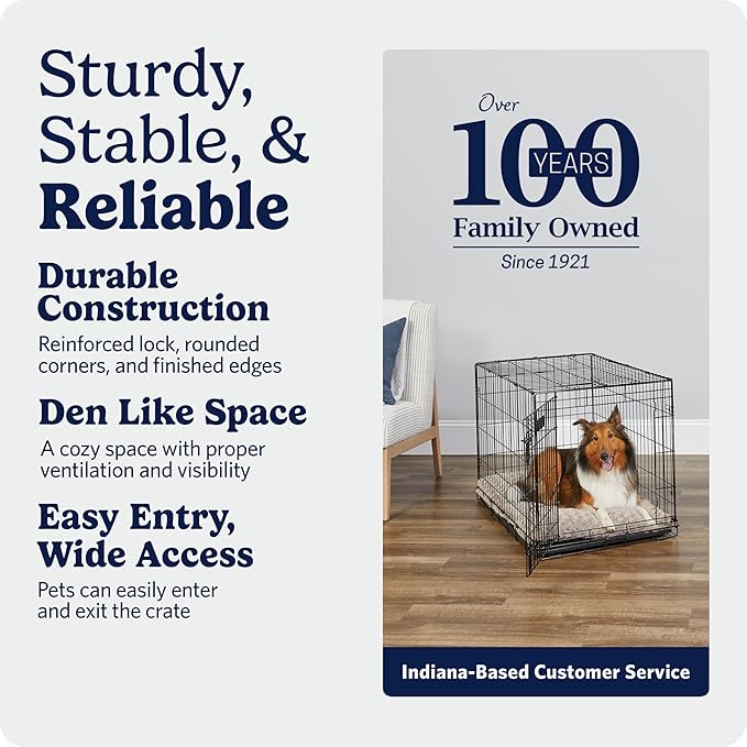 Midwest 36-Inch Single Door iCrate, for Medium-Large Breeds, 41-70 lbs
