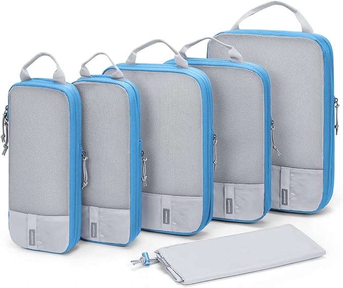 BAGSMART Compression Packing Cubes for Travel Essentials | 14 Set /6 Set /4 Set/2 Set, Lightweight, Durable