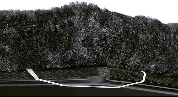 MidWest Homes for Pets QuietTime Dog Bed - Gray Faux Fur Bolster, Ultra-Soft and Machine Washable, Fits 42-Inch Crates and Carriers, for Large Breed Dogs