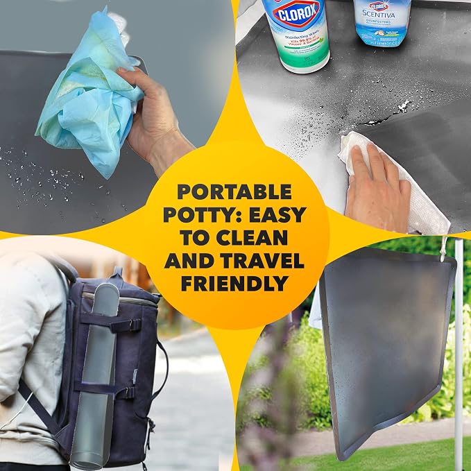 Dog Pee Pad Holder - Fits Up to 24” x 24” Pee Pad - 2 Pack - Dark Grey | Stable Grip, Raised Edges, Quick-Wipe Silicone Surface Dog Potty Tray Holder for Indoor Flooring Protection