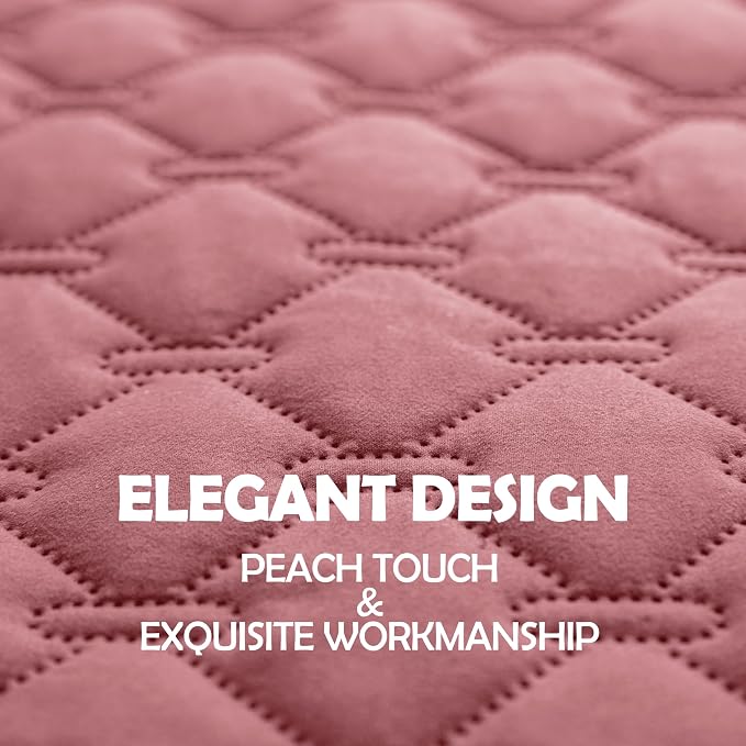 gogobunny 3X Stronger Waterproof Pet Blanket, Scratch Proof Furniture Protector for Dogs Cats, Reversible Cover 52x82 Inch, Dark Pink/Light Pink