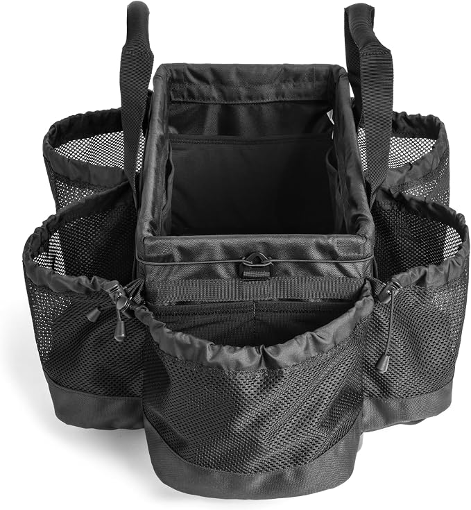 Pro Caddy for House Cleaning, Auto Detailing, Bike Detailing, Cleaning Supplies and Tools, Jet Black