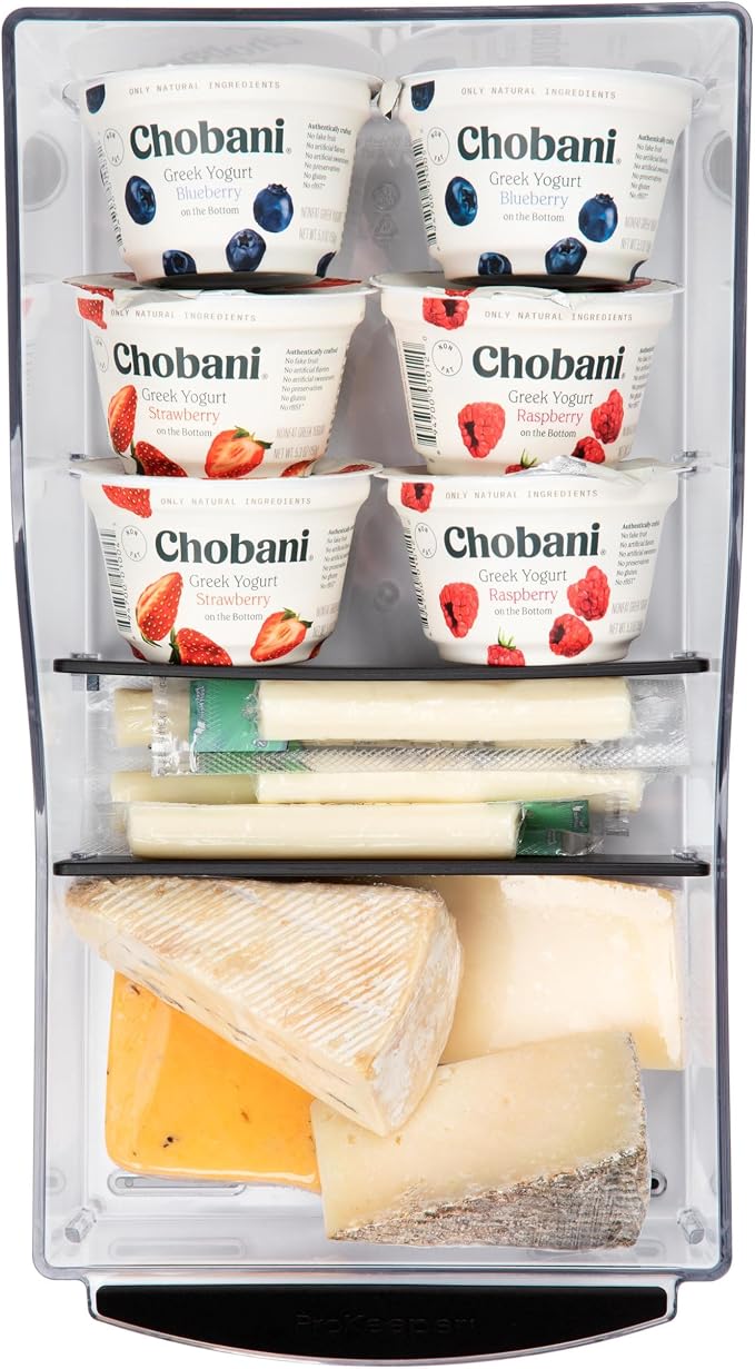 Progressive ProKeeper+ Pantry & Refrigerator Storage Containers – Modular Bins and Organizers (Pull-Out Drawer, 8.2"L x 15.2"W x 4.9"H)