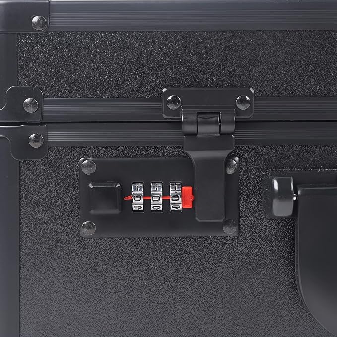 DYRABREST Barber Carrying Case, Large Barber Beauty Salon Tool Kits Storage, Portable Travel Carry Case Clippers Trimmers Scissors Organizer for Hair Stylist Pet Groomer, Without Tools