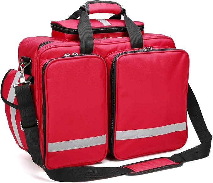 Medical Bag Empty First Aid Bag,Emergency Bag for Nurses,Home Health Care, EMT(Bag Only)