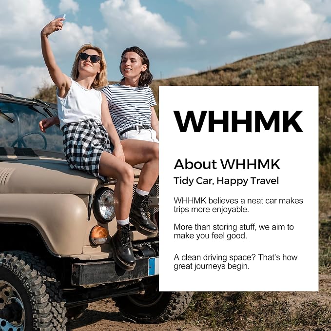 WHHMK Sturdy Leather Car Storage Support Up to 33 LB of Weight, Green | Car Backseat Organizers, Front Seat Organizer, Floor Organizer and Storage Used for SUV Truck Toy Snack Water Bottle Holder