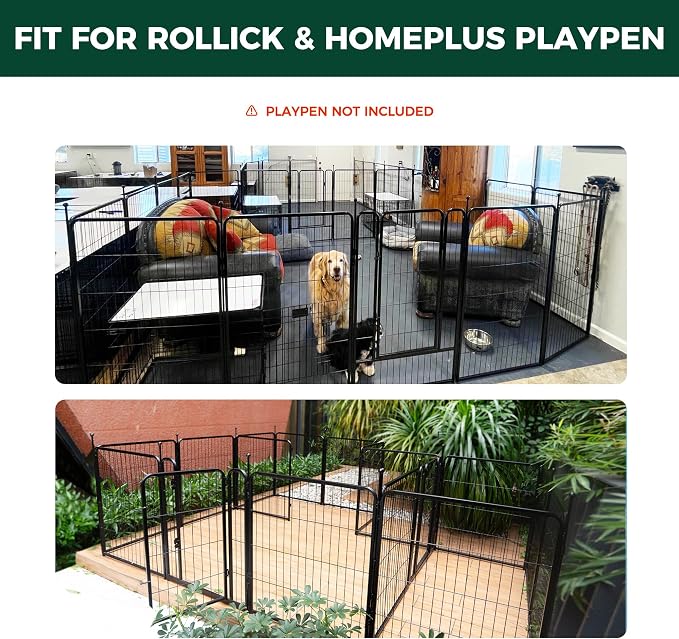FXW Dog Playpen Storage Bag, Fits 32" H 8 Panels & Partition Connector, Fits for 24"/32" H Homeplus/Rollick/Instant Dog Playpen