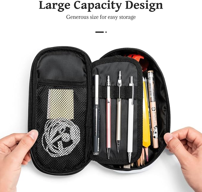 Dachshund Weiner Pet Dogs Cute Aesthetic Big Capacity Zipper Pencil Cases Pen,Portable Office Desk Organizer For Adults
