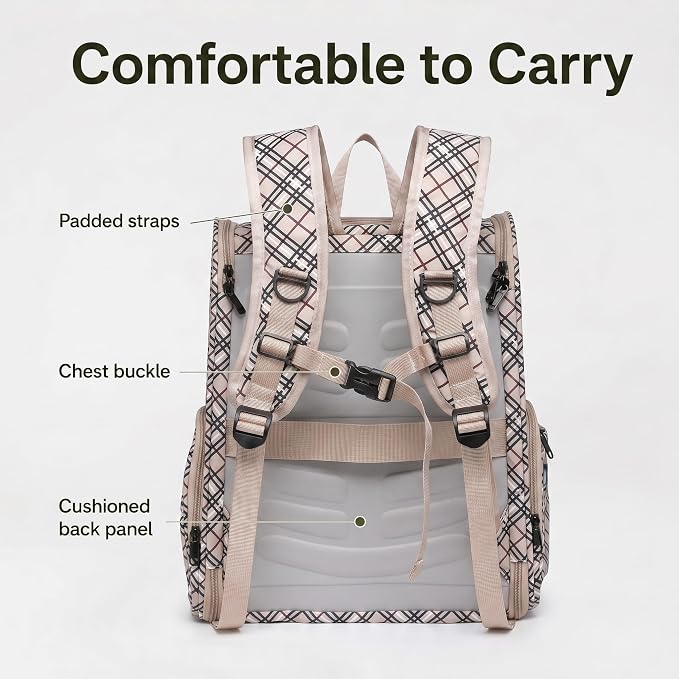 Cat Backpack Carrier for Small Dogs and Medium cat Puppy Kitten Bunny Pet Carrier Backpack Collapsible with Fully Ventilated Mesh with Safety Leash (Khaki, 12.9" L x 10.62" W x 15.5" H - M)