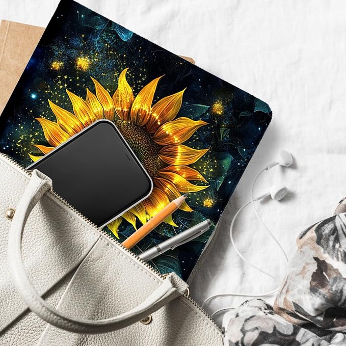 for Microsoft Surface Go 4/3/2/1-10.5" 2021 Tablet Case,Auto Wake/Sleep,Adjustable Stand Protective Cover - Starry Sunflower