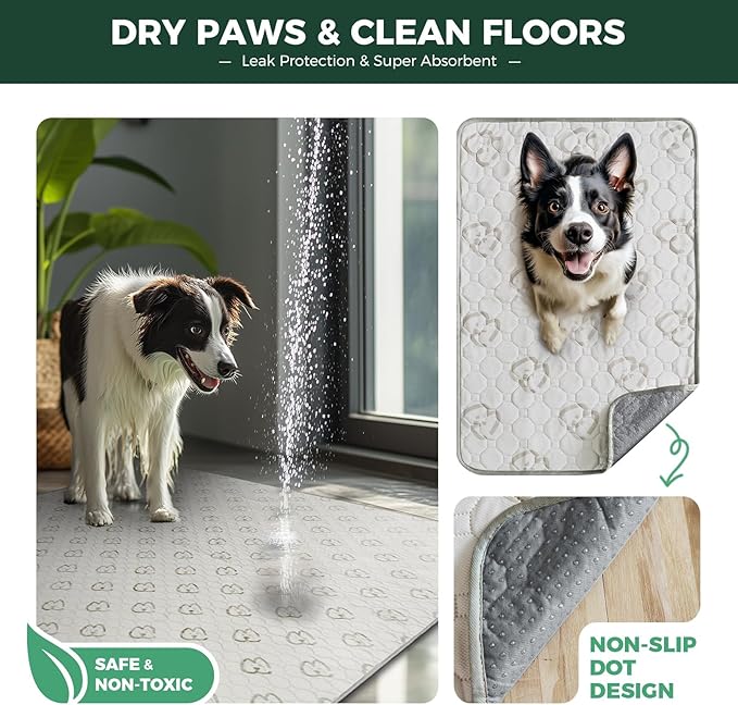 FXW Homeplus Indoor Dog Playpen with Washable Pee Pad, 40" H, 8 Panels | Calm Indoor Play Area, Super Absorbent Pad for Easy Cleanup, for Medium & Large Dogs, Patented