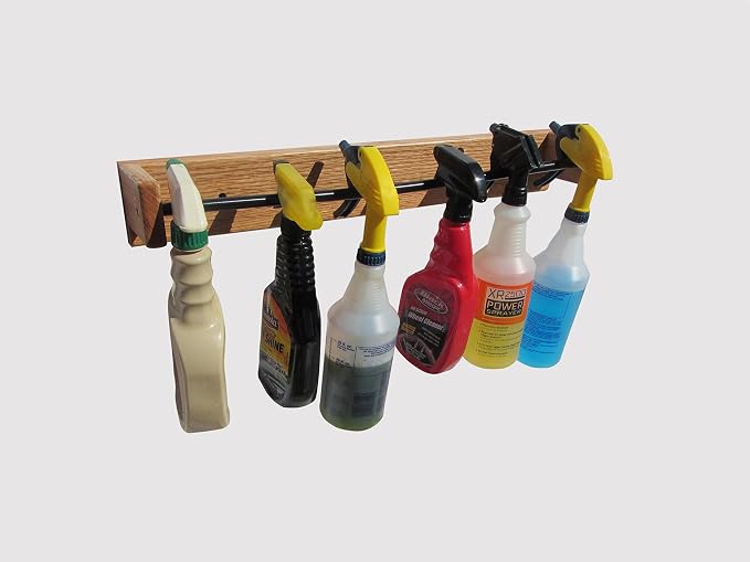 Standard Spray Bottle Rack, 24" Long (Made in The USA)