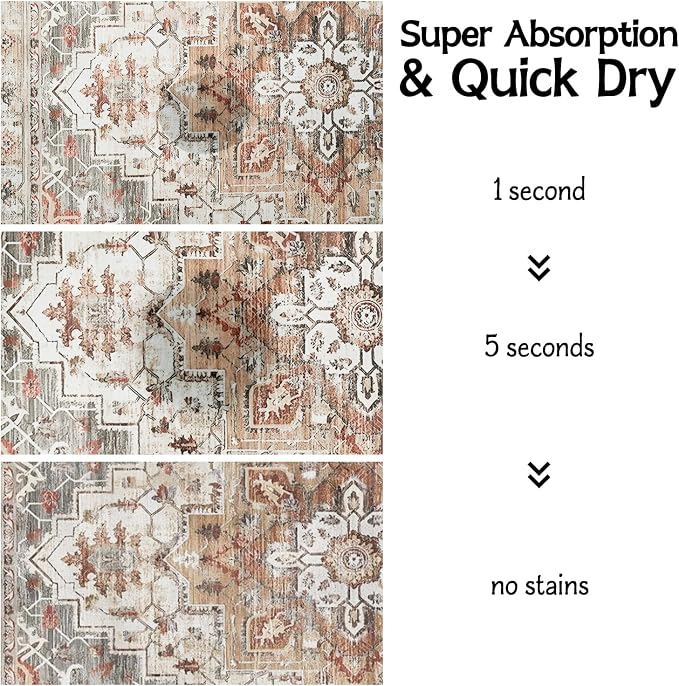 Pet Food Mats for Floor, Absorbent Dog Mat for Food and Water Dispenser Mat, Dog Food Mat Quick Dry Cat Food Mat Pet Supplies