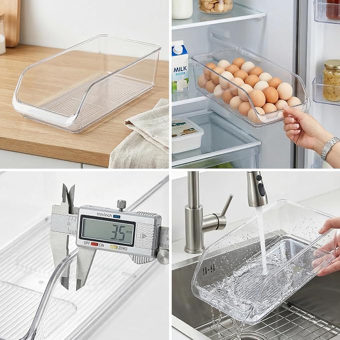 3-Tier Vitamin Storage Organizer, Organizer for Vitamin Bottles And Medicine Bottle, Vitamin Bottle Organizer for Countertop, Bathroom Cabinet Storage Items Are Clearly Visible