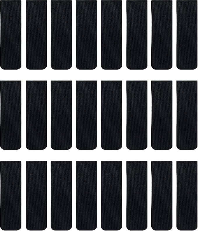 Cable Clams by Wrap-It Storage - 3" (24-Pack) Black | Cord Organizer for Appliances Strips with Adhesive for Office Organization and to Hide TV, Desk, or PC Cord Management