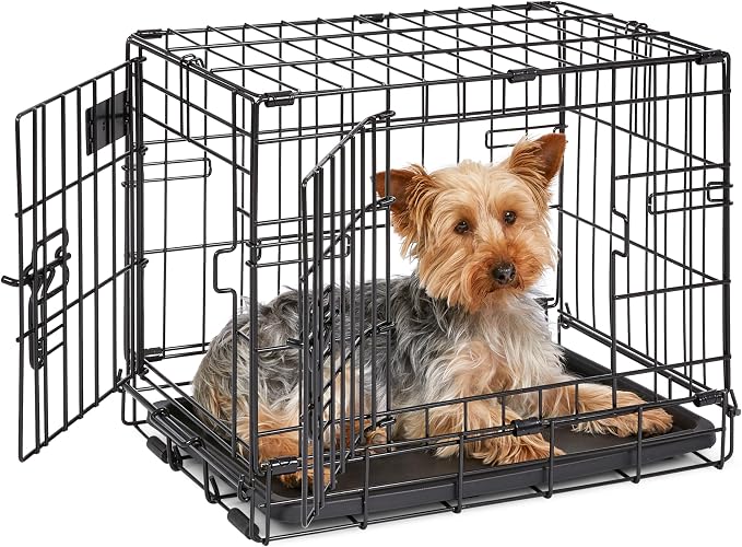 Midwest 18-Inch Double Door iCrate, for Tiny Breeds, Up to 10 lbs
