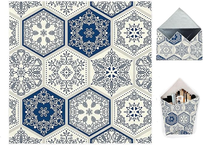 22inch*22inch Magic Self-Adhesive Wrap Bag for Makeup,Protective Anti-Scratch Lens Wrap,Multifunctional Dustproof Wrap Storage Organizer Cloth for Travel,Camera (blue)
