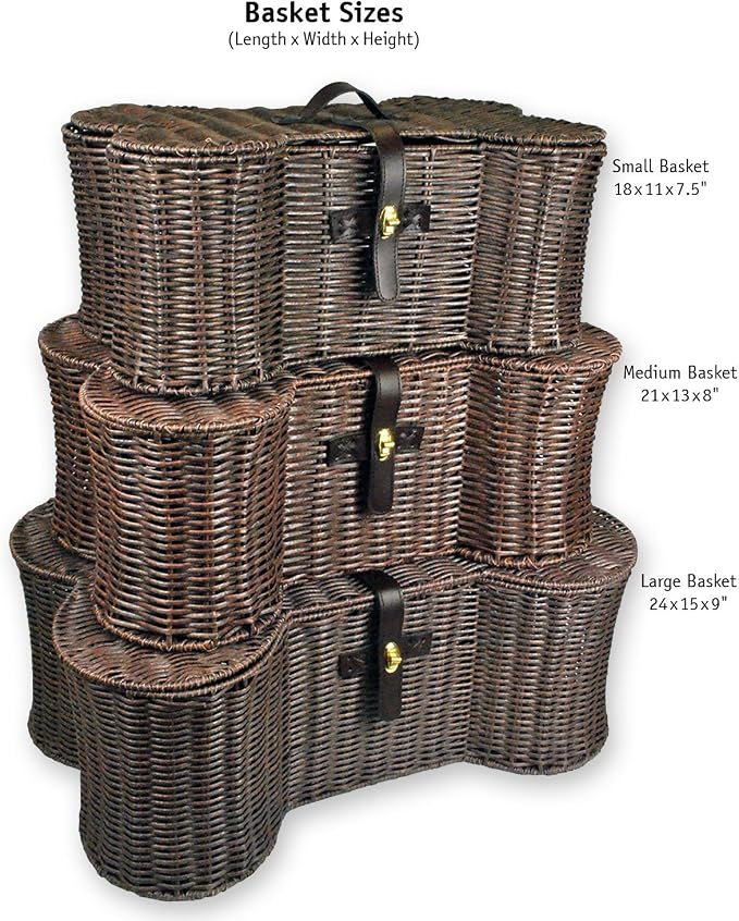 Bone Dry Pet Toy Storage Basket - Durable & Stylish Medium/Brown