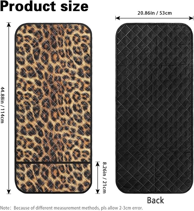 Leopard Sofa Arm Covers for Couch Stretch Arm Rest Cover, Anti-Stains Couch Arm Cover Easy to Clean Sofa Slipcover Furniture Protector Office Chair Armrest Covers