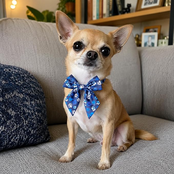 PET SHOW 10 Pack Paw Sailor Dog Bowties for Small Dogs