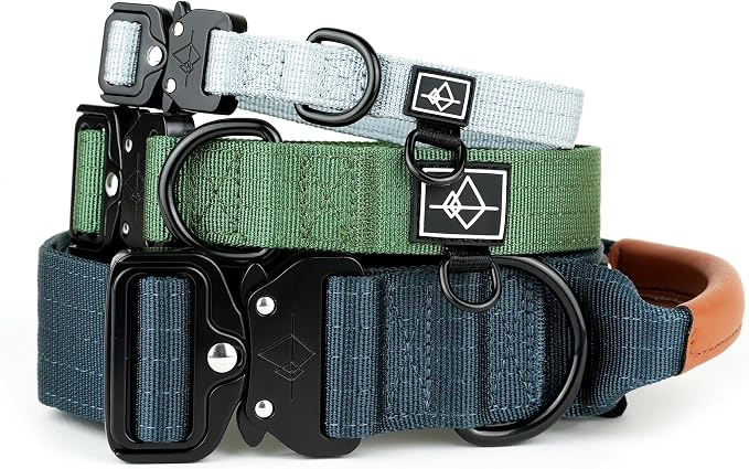 MADE TO ROAM Explorer Dog Collar | Heavy Duty Nylon & Durable Metal Buckle | Premium adjustable collar with rust-resistant hardware. Fits small to large dogs. 15 colors. Matching leash & harness