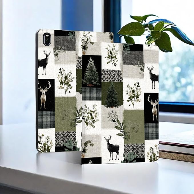 for Samsung Galaxy Tab A 10.1 2016 Model T580/T585/T587 Tablet Case,Auto Wake/Sleep,Adjustable Stand Protective Cover - Wolf Pattern