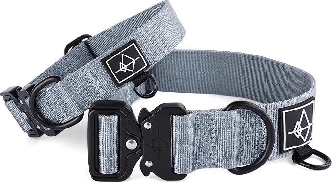 MADE TO ROAM Explorer Dog Collar | Heavy Duty Nylon & Durable Metal Buckle | Premium adjustable collar with rust-resistant hardware. Fits small to large dogs. 15 colors. Matching leash & harness