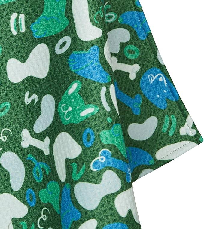 Dock & Bay Pet Towel - Super Absorbent & Quick Drying Dog Towels with Bag - 100% Recycled - Where's Woofy, Large (120x70cm, 47x27)