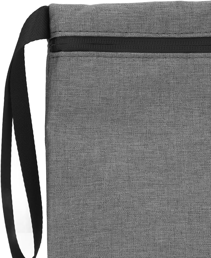 Smell Proof Bag, Odor Stash Container with Combination Lock and Activated Carbon Lining, for Travel Storage and Accessories Protection (Grey)