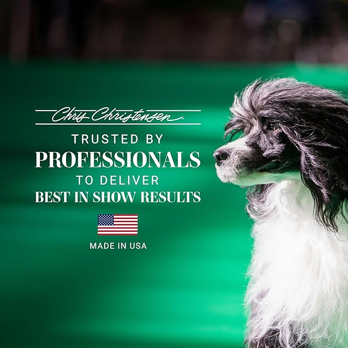 Chris Christensen Diamond Series Miracle Moisture Dog Shampoo, Groom Like a Professional, Pro-Vitamin Formula, Provides Maximum Moisture, Use on Both Dogs and Cats, Made in the USA, 128 oz