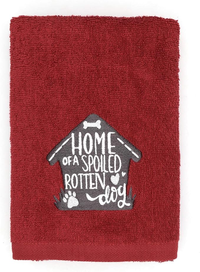 DAN RIVER Dog Towel - Pack of 1, 100% Cotton, 20x40, Ultra Soft 450 GSM, Super Absorbent & Quick Drying Towel for Dogs, Cats, and Other Pets, Salsa.