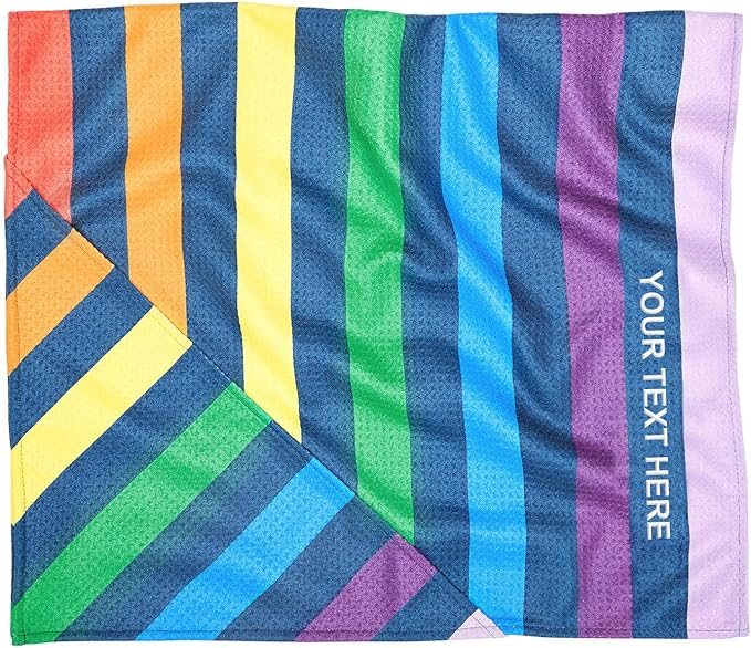Dock & Bay Pet Towel - Super Absorbent & Quick Drying Dog Towels with Bag - 100% Recycled - Pups with Pride, Large (120x70cm, 47x27)