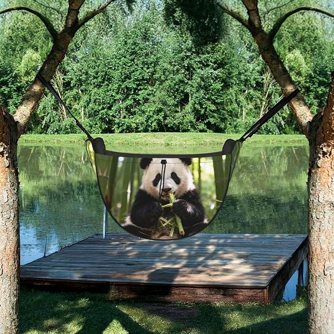 Cute panda Car Seat Organizer-Backseat Storage Bag for Travel | Waterproof Durable. Holds Snacks Gear Essentials. Fits Most Cars.