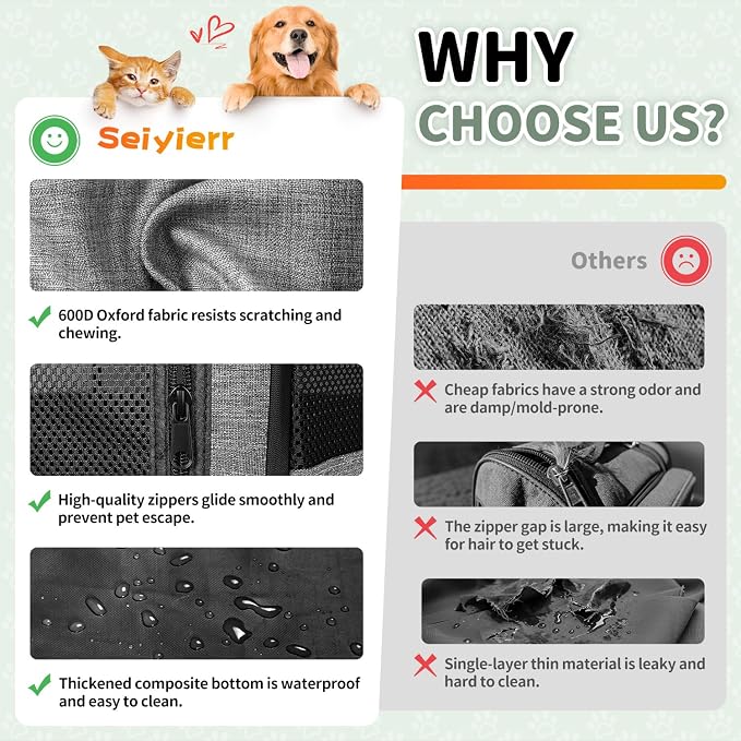 Seiyierr Puppy Playpen, 45" Portable Dog Playpen, Pet Playpen for Dogs Cats, Pop Up Playpen and Exercise Play Pen Dog Tent Indoor/ Outdoor, Removable Shade Cover